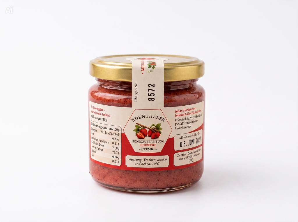 Honey preparation with currants